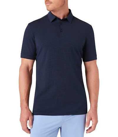 Mizzen+Main Performance Stretch Copa Seersucker Short Sleeve Polo Shirt