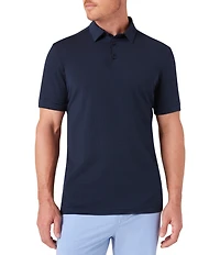 Mizzen+Main Performance Stretch Copa Seersucker Short Sleeve Polo Shirt