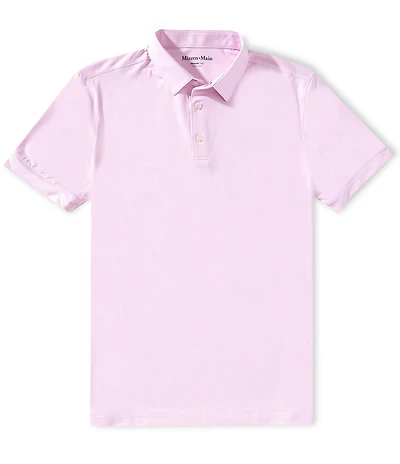 Mizzen+Main Performance Stretch Versa Feeder Stripe Short Sleeve Polo Shirt