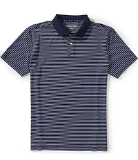 Mizzen+Main Sawyer Stripe Short Sleeve Polo Shirt