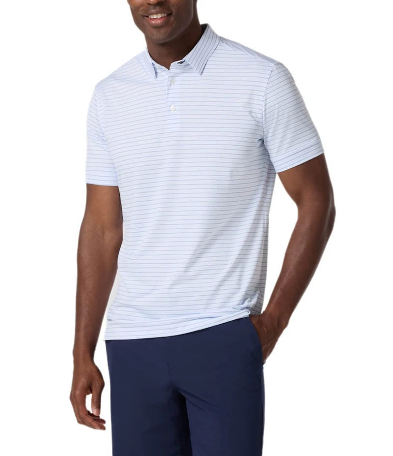 Mizzen+Main Versa Short Sleeve Knit Polo Shirt