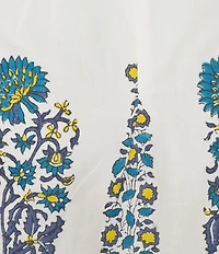 Mo Maya Amalfi Cotton Linen Blend Coordinating Mini Skirt