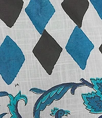 Mo Maya Emma Side Slit Printed Long Skirt