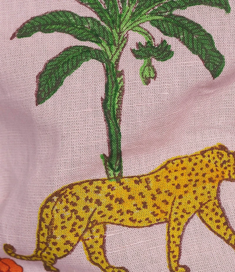 Mo Maya Jaipur Kite Cropped Halter Printed Coordinating Top