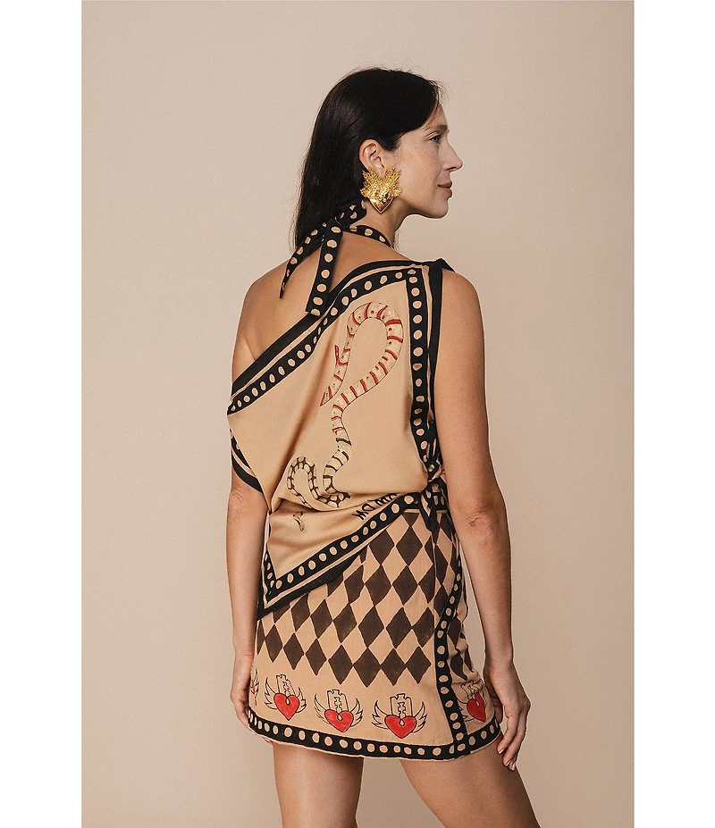 Mo Maya Love Hurts Coordinating Mini Skirt