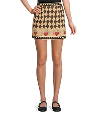 Mo Maya Love Hurts Coordinating Mini Skirt