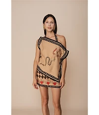 Mo Maya Love Hurts Off-The-Shoulder Multi-Way Scarf Top
