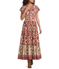Mo Maya Ruby Flare Dress