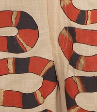 Mo Maya Sonoran Snake Print Wide Leg Pants