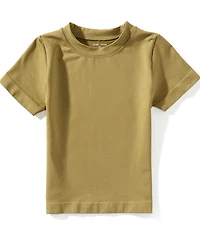 Moa Moa Big Girls Short Sleeve Seamless T-Shirt