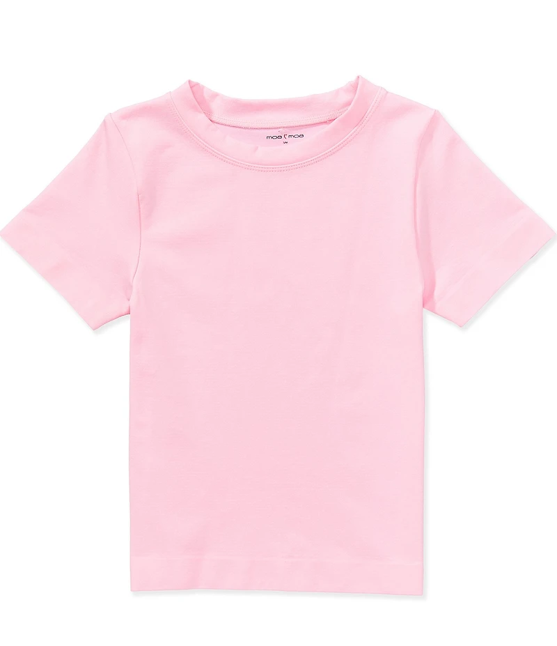 Moa Moa Big Girls Short Sleeve Seamless T-Shirt