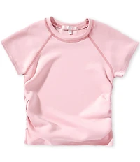 Moa Moa Big Girls Short-Sleeve Cinched-Side T-Shirt