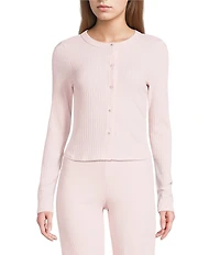 Moa Moa Button Front Long Sleeve Top