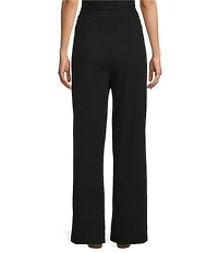 Moa Moa Crepe Wide Leg Tie Front Pants