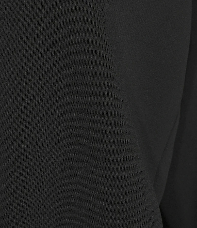 Moa Moa Dolman Sleeve Cropped Crew Neck T-Shirt