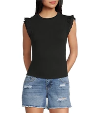Moa Moa Flutter Short Sleeve Top