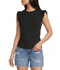 Moa Moa Flutter Short Sleeve Top