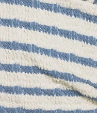 Moa Moa Halter Stripe Print Crop Top