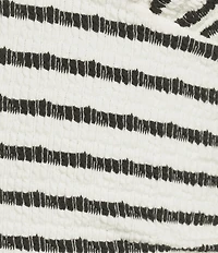 Moa Moa Halter Stripe Print Crop Top