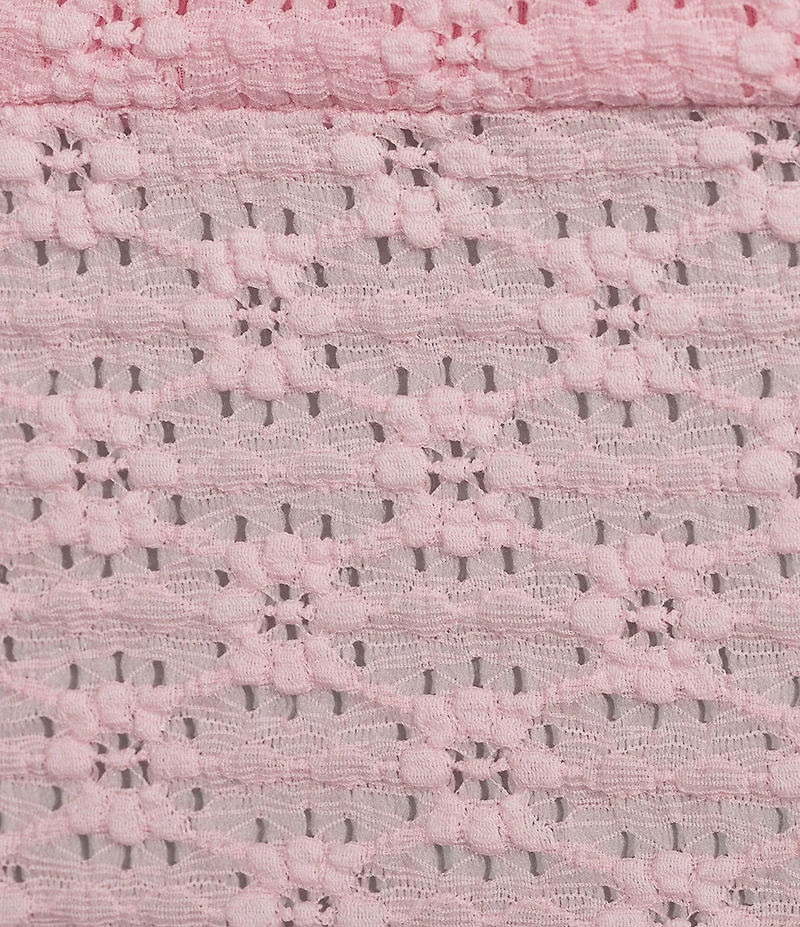 Moa Moa Halter V-Neck Bow Front Top