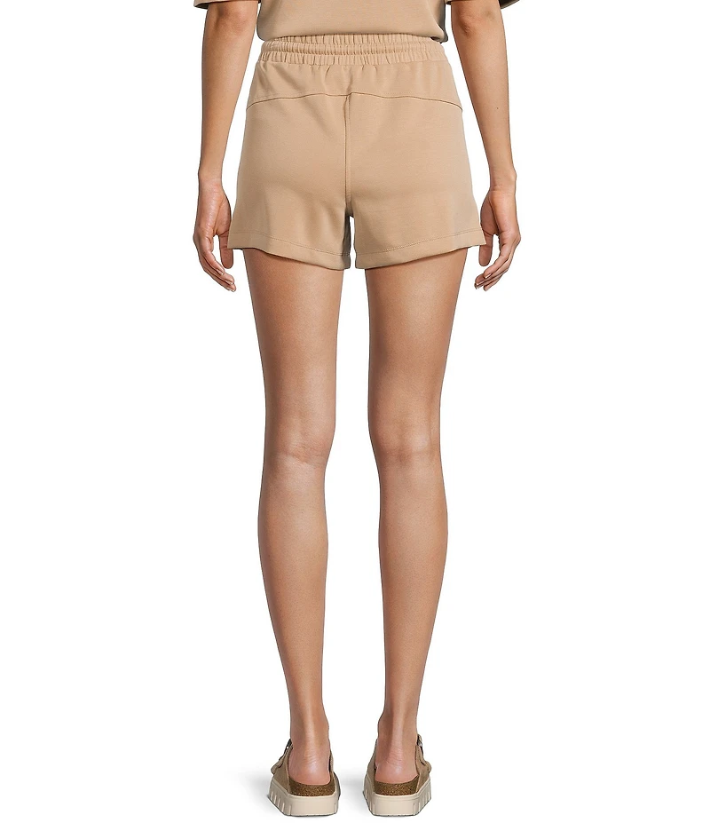 Moa Moa High Rise Drawstring Pull-On Coordinating Shorts