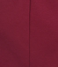 Moa Moa Mid Rise Solid Pull-On A-Line Mini Skort