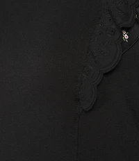 Moa Moa Plus Size Flutter Sleeve Top