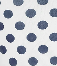 Moa Moa Polka Dot Mesh Side Tie Dress