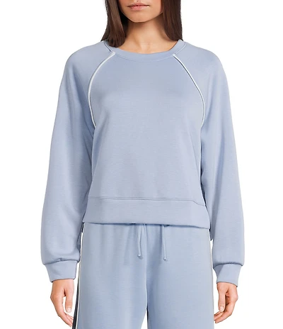 Moa Moa Scuba Crewneck Long Reglan Sleeve Pullover