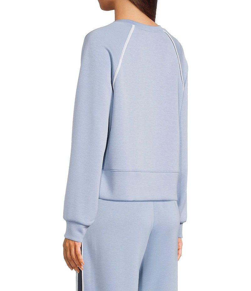 Moa Moa Scuba Crewneck Long Reglan Sleeve Pullover