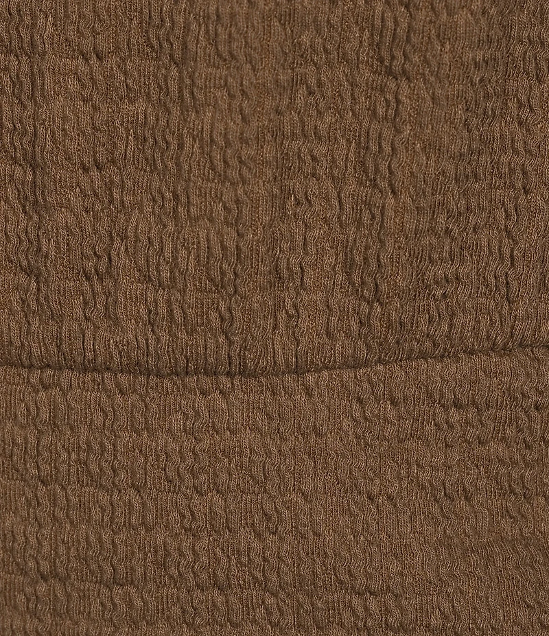 Moa Moa Short Sleeve Shirred Mini Dress