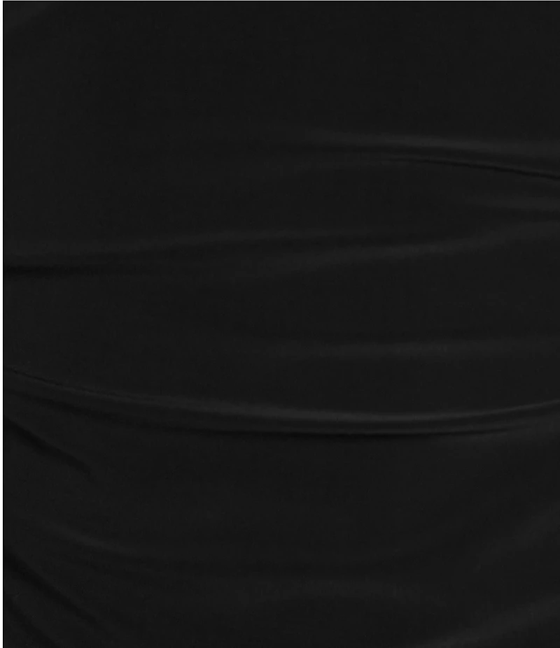 Moa Moa Short Sleeve Side Cinched Dress