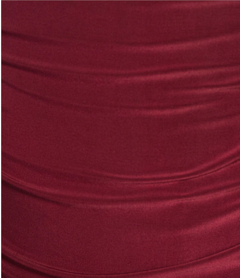 Moa Moa Short Sleeve Side Cinched Dress