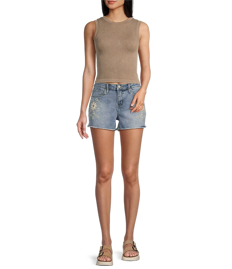 Moa Moa Sleeveless Crewneck Tank Top