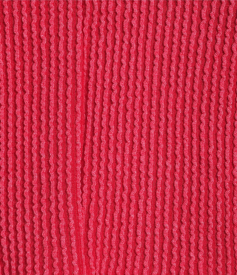 Moa Moa Sleeveless Tie Shoulder Rib Knit Tank Top