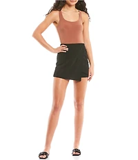 Moa Moa Square Neck Pull-On Bodysuit