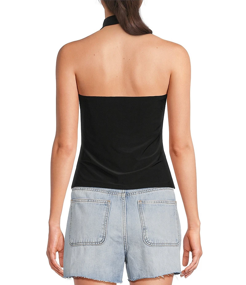 Moa Moa Straight Halter Neck Top