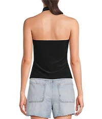 Moa Moa Straight Halter Neck Top