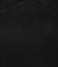 Moa Moa V-Neck Halter Faux Suede Smocked Top