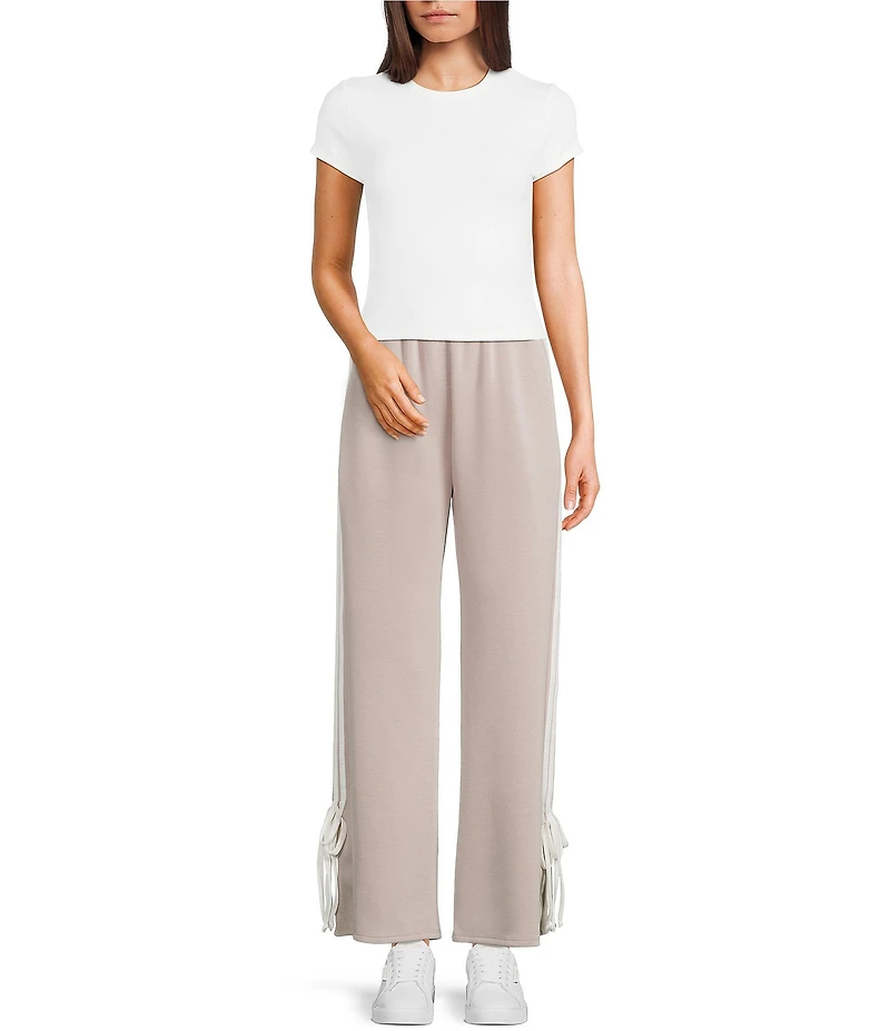 Moa Moa Wide Leg Tie Side Pants