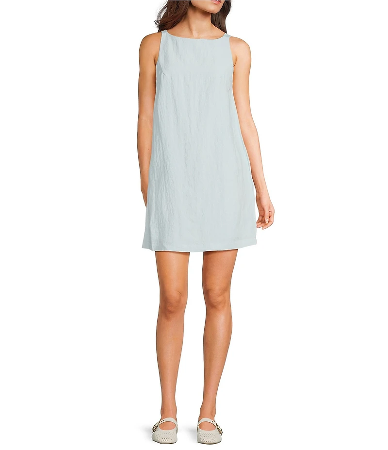 Mod Ref Boat Neck Shift Mini Dress