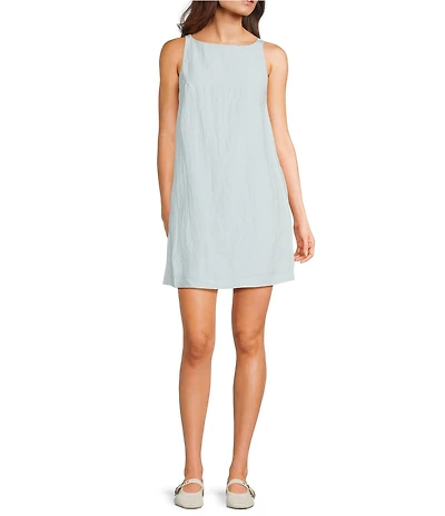 Mod Ref Boat Neck Shift Mini Dress