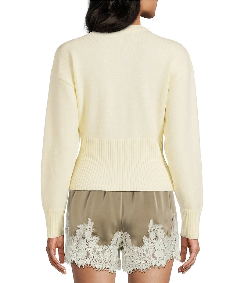 Mod Ref Button Front Fitted Cardigan