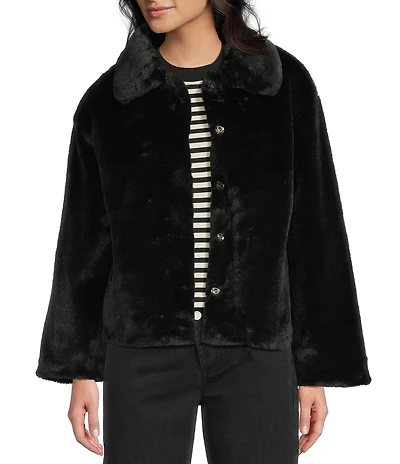 Mod Ref Cropped Faux Fur Coat