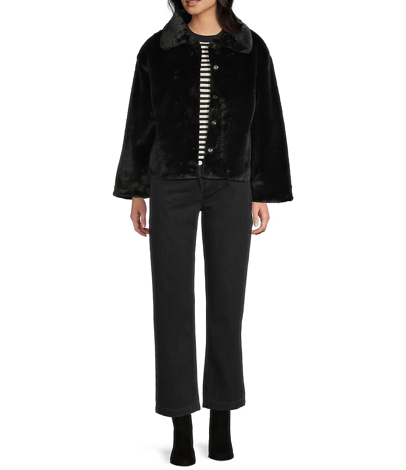 Mod Ref Cropped Faux Fur Coat