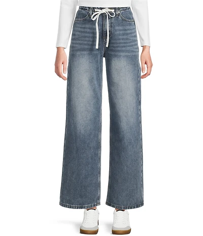 Mod Ref Drawstring String Full Length Jeans