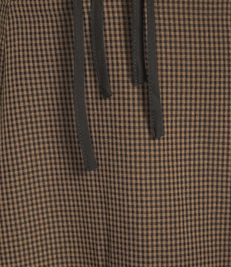 Mod Ref Gingham Scoop Neck Midi Dress