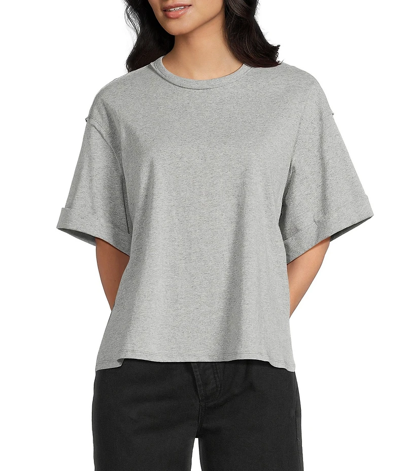 Mod Ref Knit Basic Crew T-Shirt