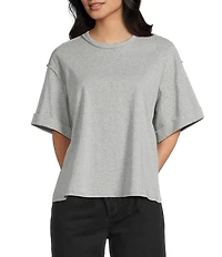 Mod Ref Knit Basic Crew T-Shirt