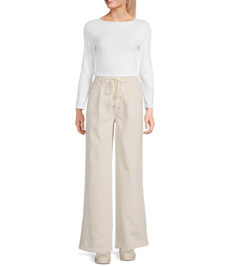 Mod Ref Knit Basic Scoop Neck Top